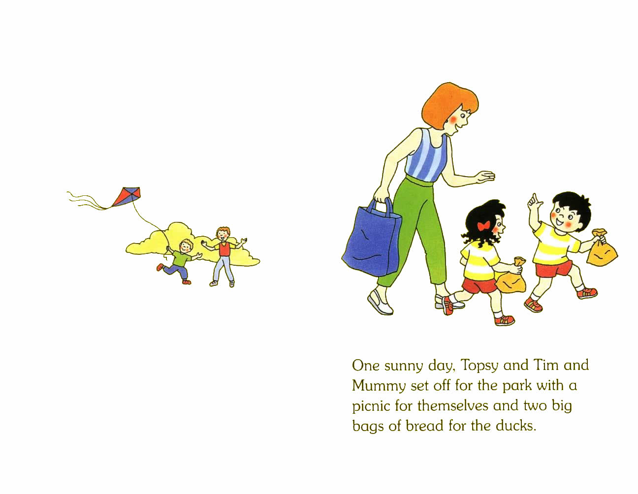Ladybird - Topsy Tim Books - Go To The Park (02),绘本,绘本故事,绘本阅读,故事书,童书,图画书,课外阅读